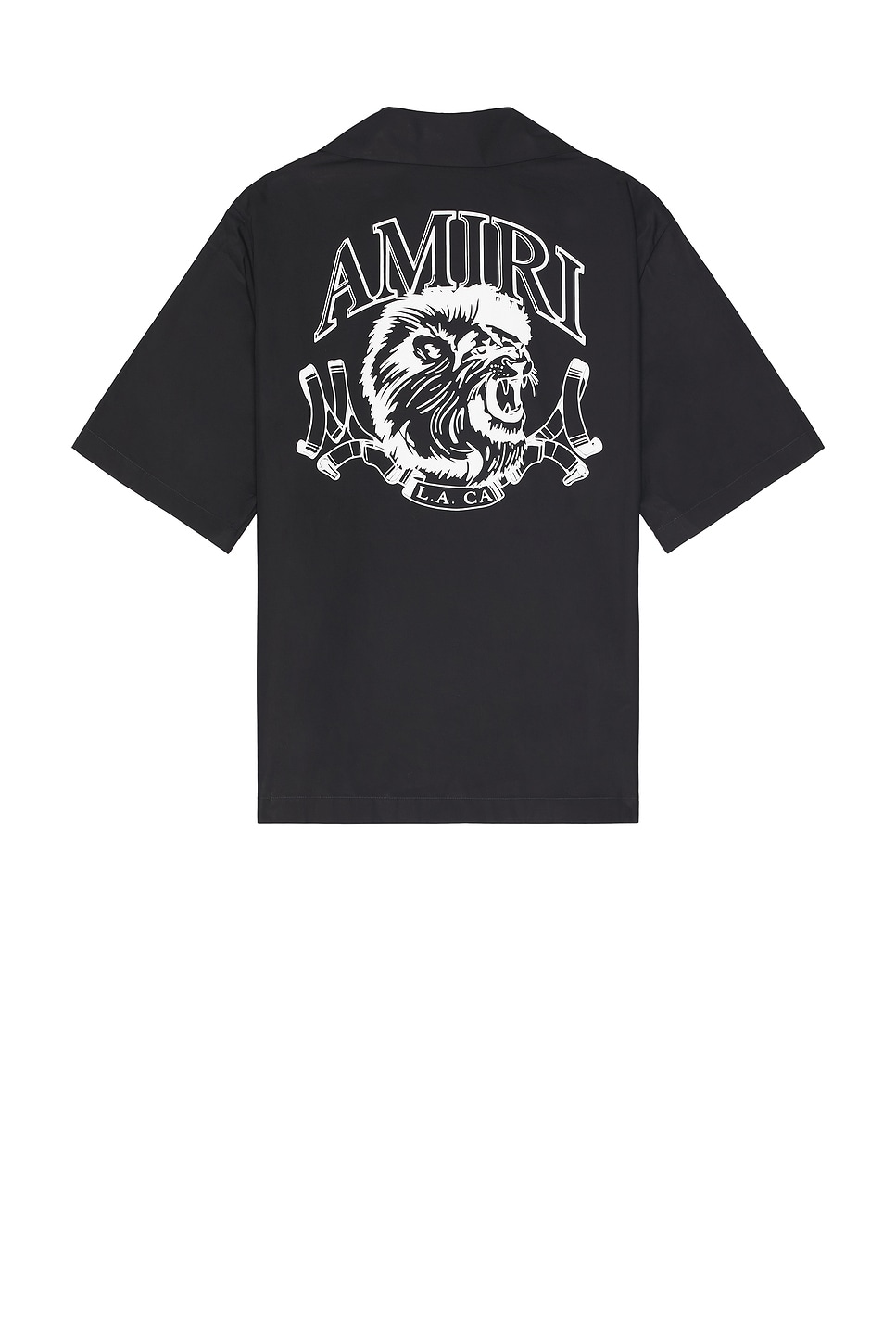 Image 1 of Amiri Lion Outline Camp Shirt in Black