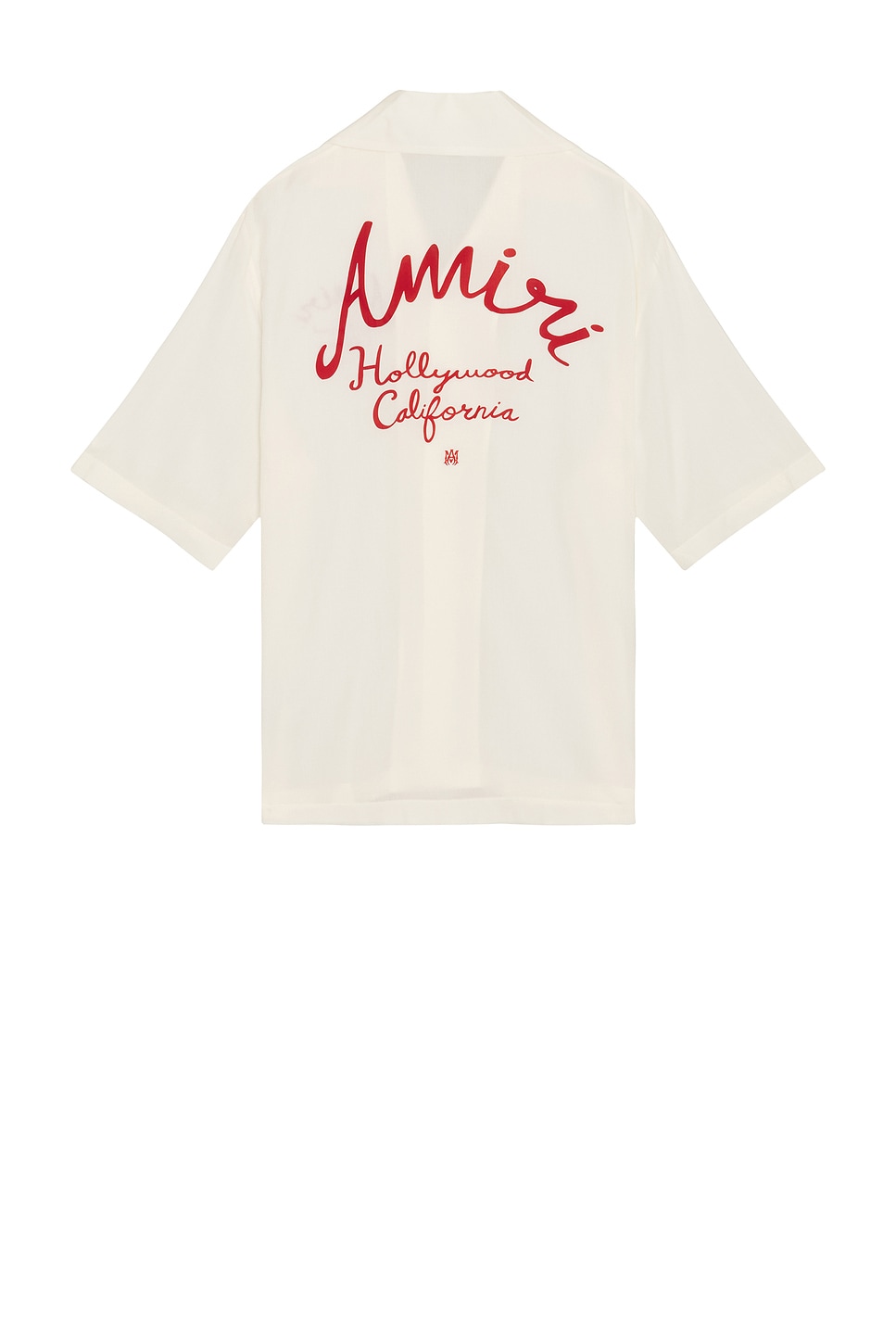 Shop Amiri Hollywood Camp Shirt In Alabaster