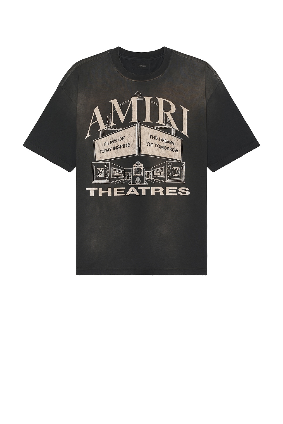 Image 1 of Amiri Theatres Oversized Tee in Black