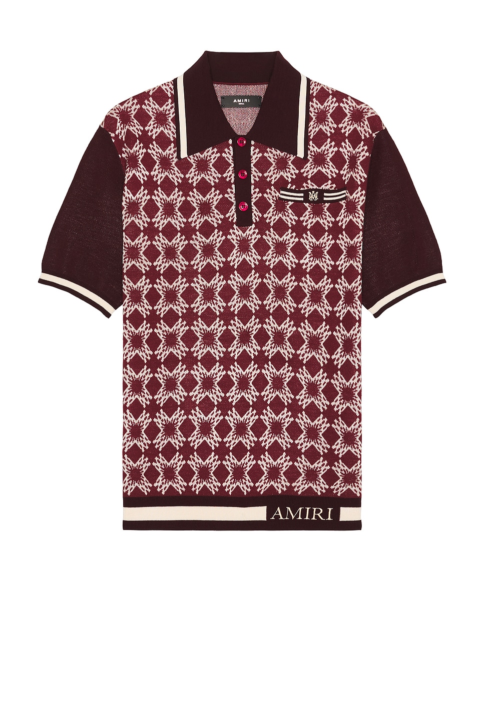 MA Quad Polo in Burgundy