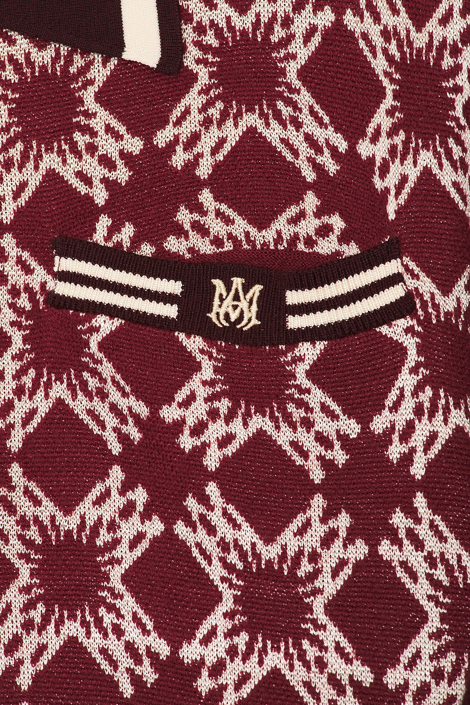 Amiri MA Quad Polo in Red FWRD