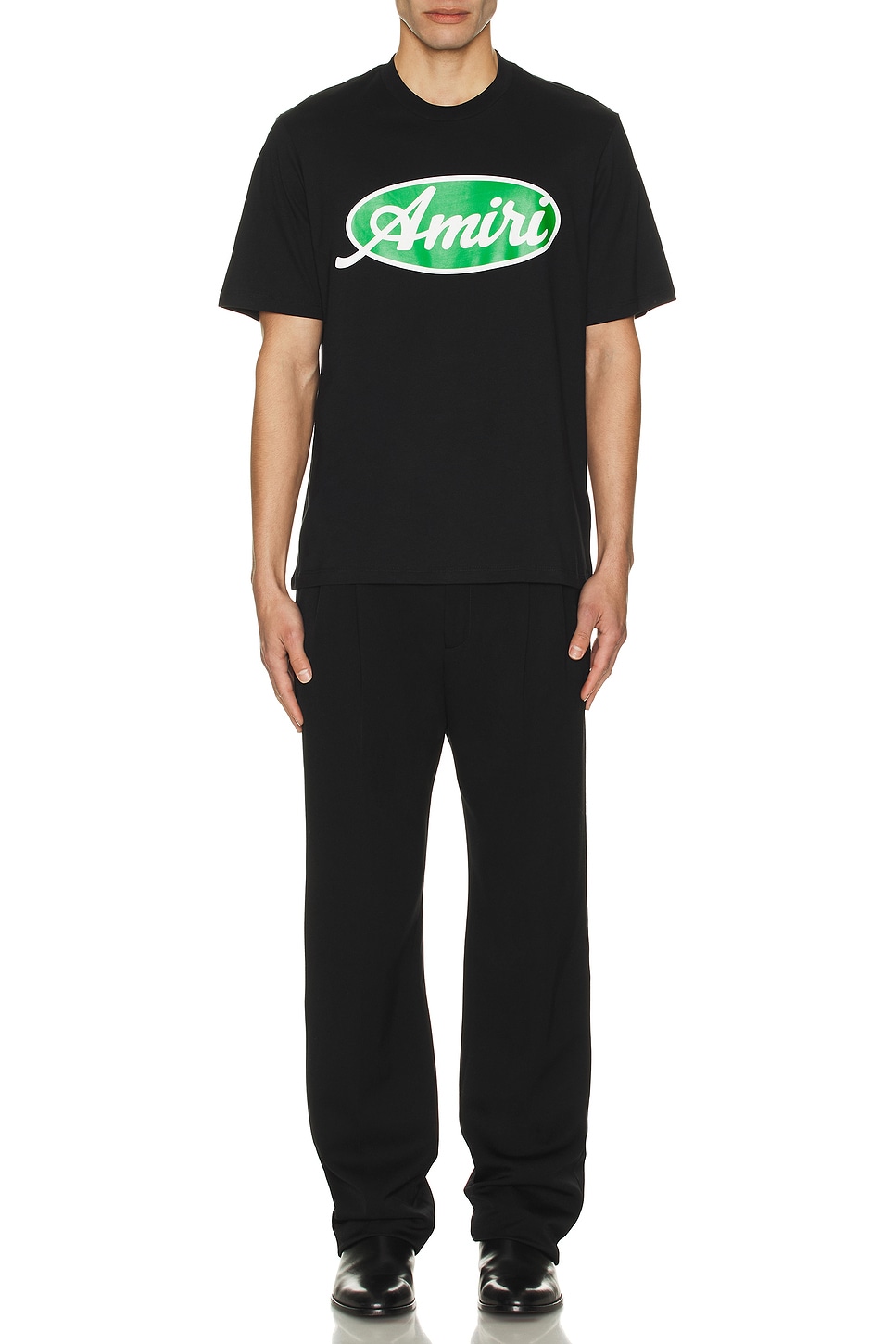 Image 1 of Amiri Oval Tee in Black