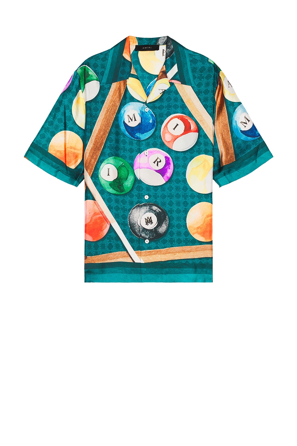 Billiards Bowling Shirt in Green