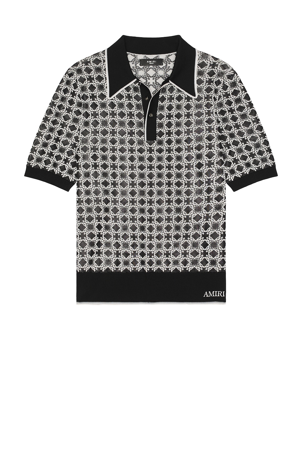 Image 1 of Amiri MA Quad Polo in Black