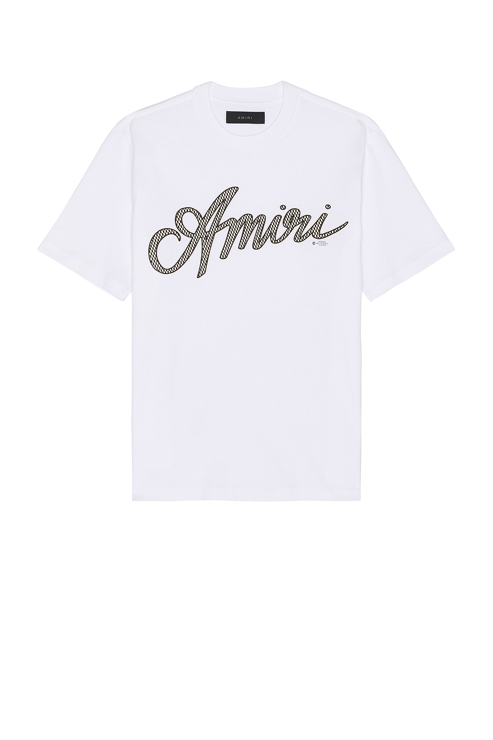 Image 1 of Amiri Script Tee in White