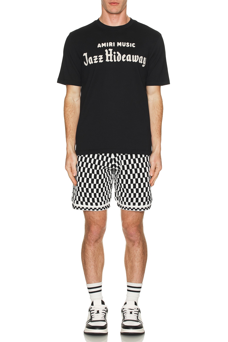 Image 1 of Amiri Jazz Hideaway Tee in Black