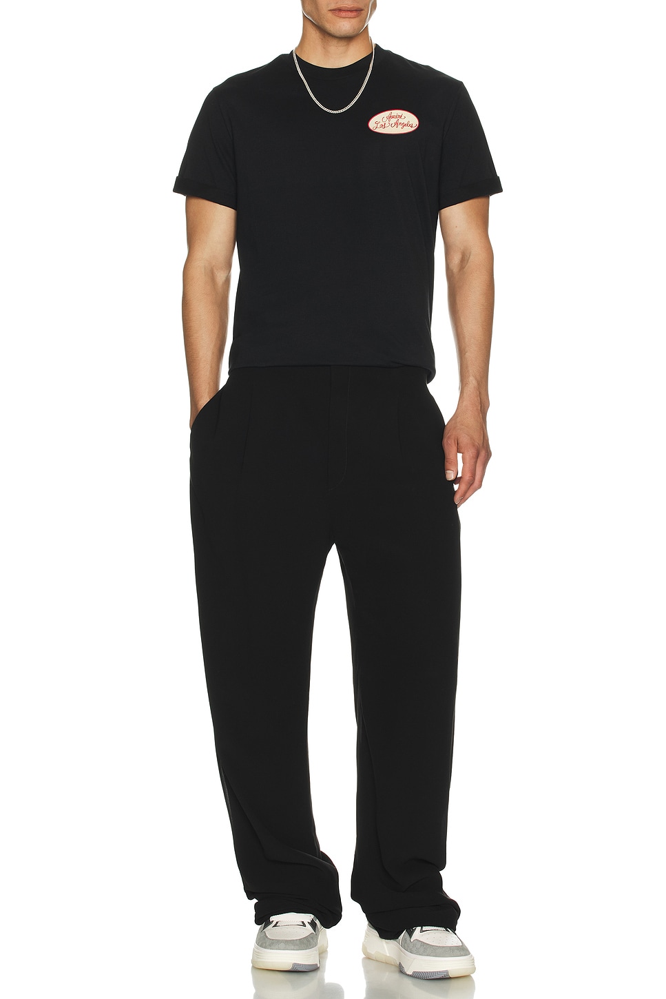 Image 1 of Amiri Station Patch Tee in Black