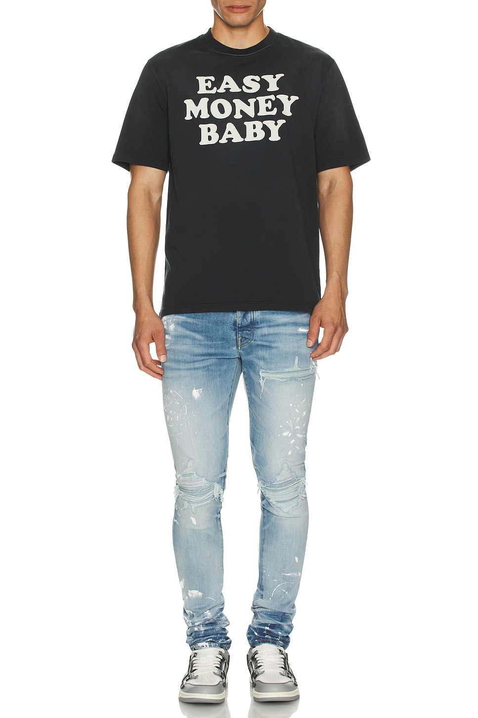 Image 1 of Amiri Easy Money Tee in Black
