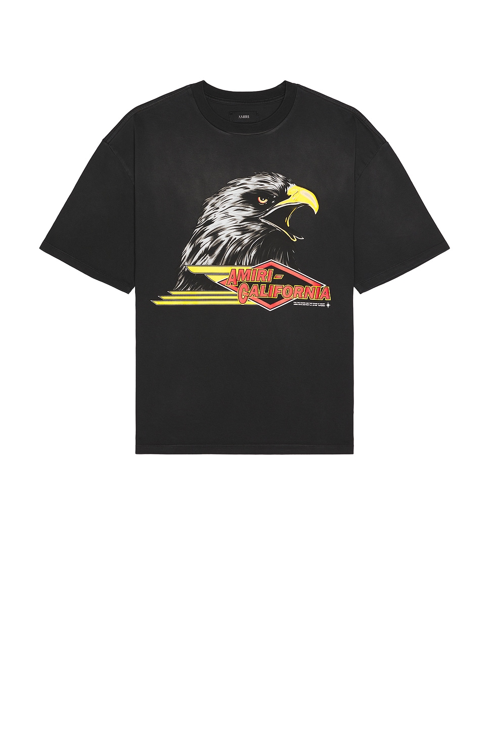 Image 1 of Amiri Eagle Oversized Tee in Black