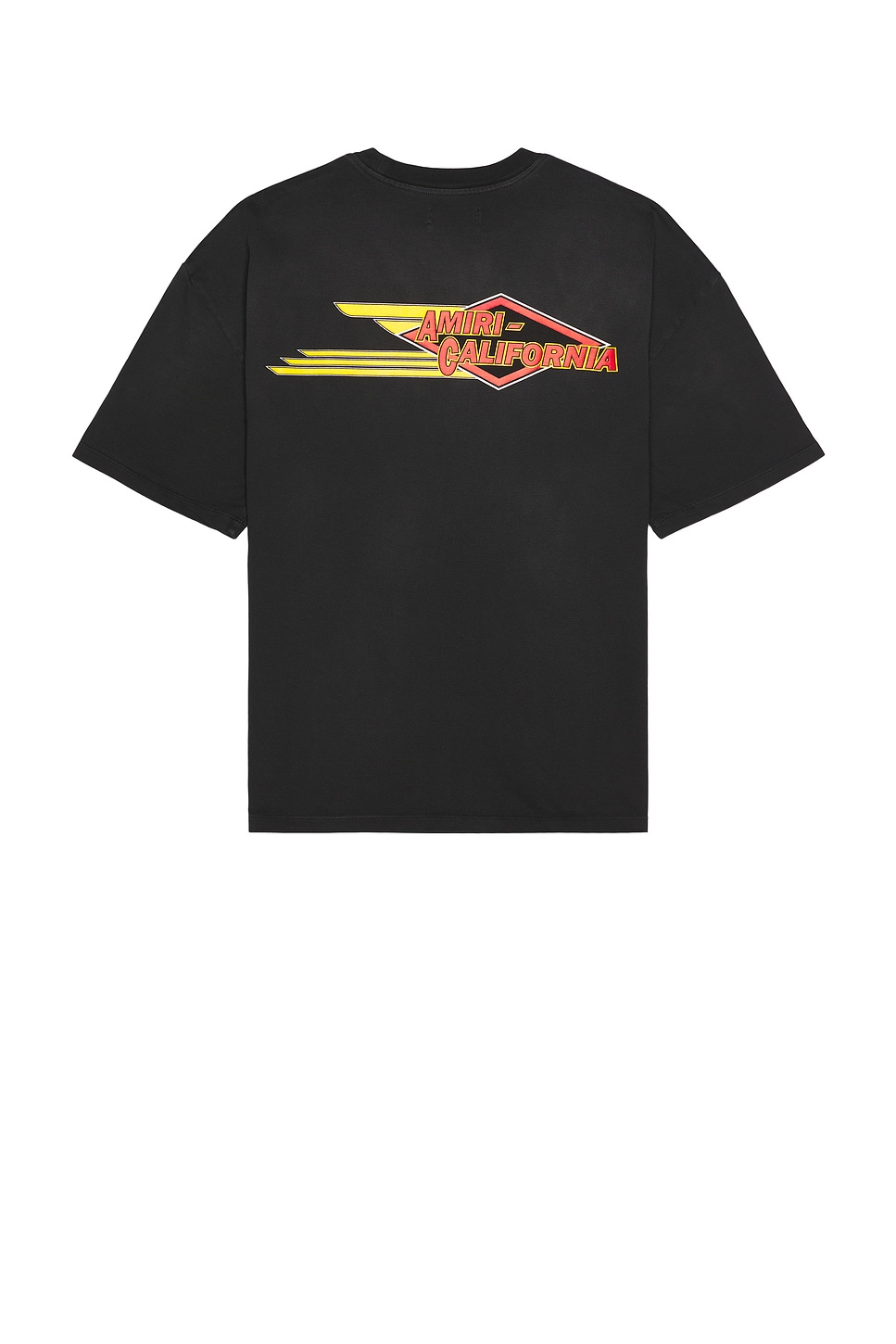 Amiri Mens Black Eagle Graphic-print Cotton-jersey T-shirt
