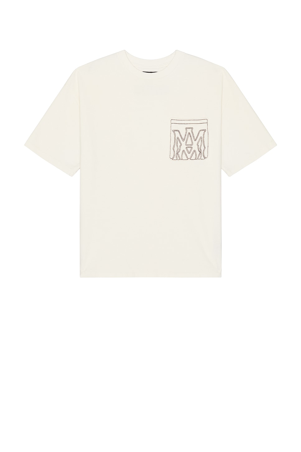Image 1 of Amiri MA Outline Oversized Tee in Ivory