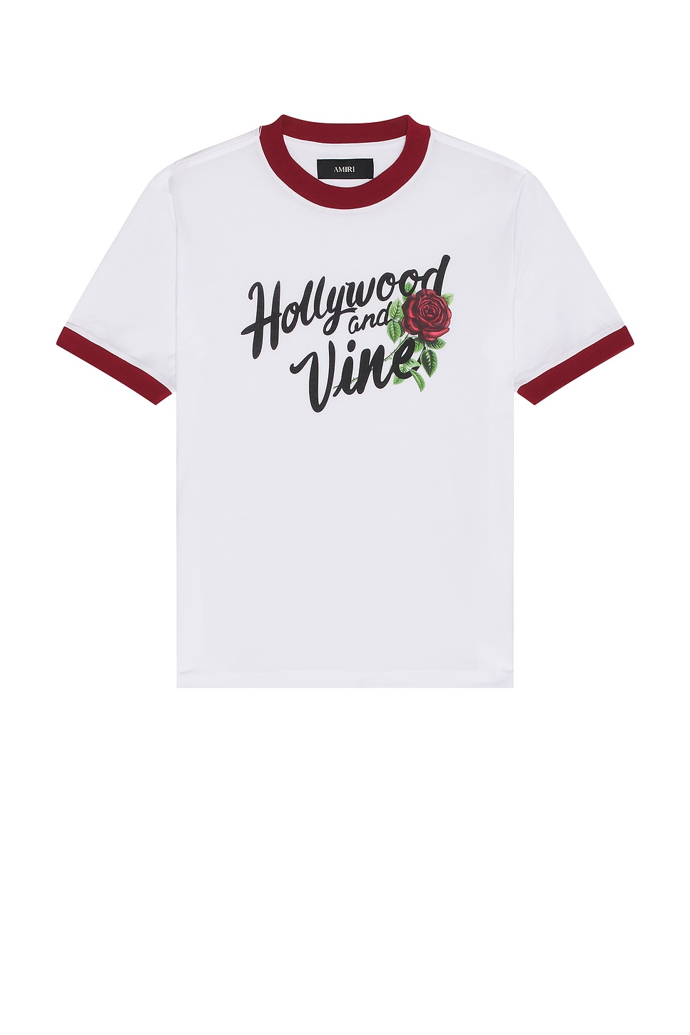 Image 1 of Amiri Rose Ringer Tee in White