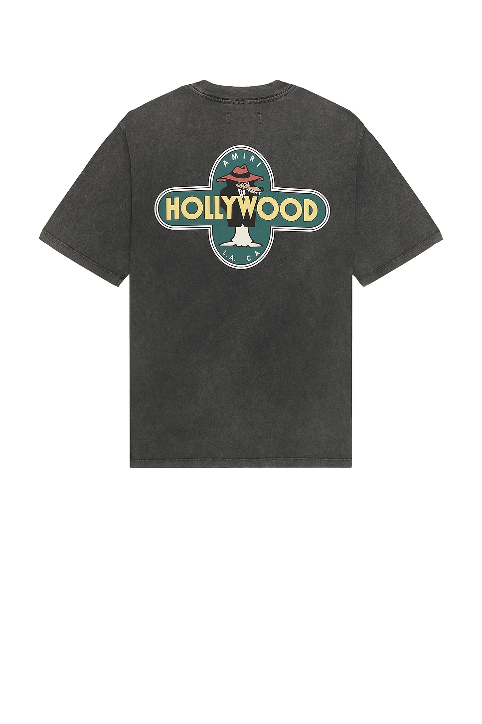 Image 1 of Amiri Hollywood Wolf Tee in Black