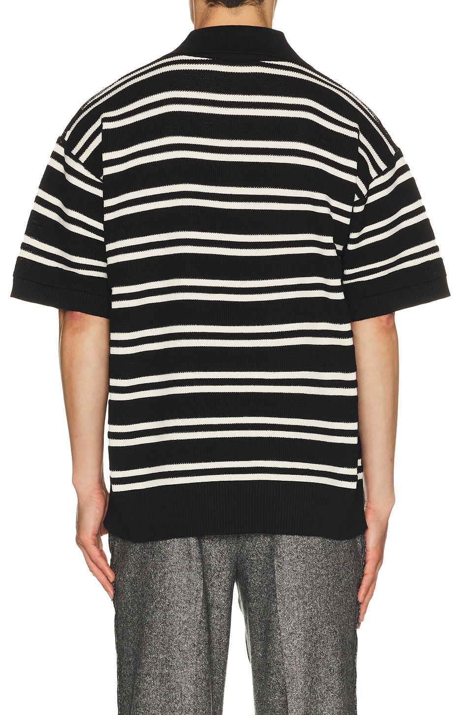 Amiri MA Stripe Knit Polo | Thumbnail 2 Amiri MA Stripe Knit Polo | Thumbnail 2