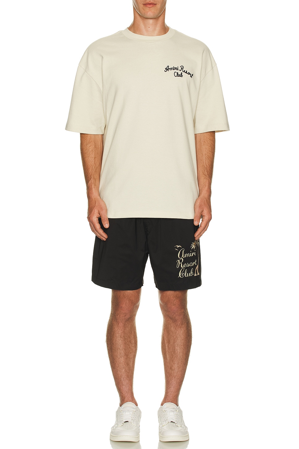 Image 1 of Amiri Resort Club Swim Trunk in Black