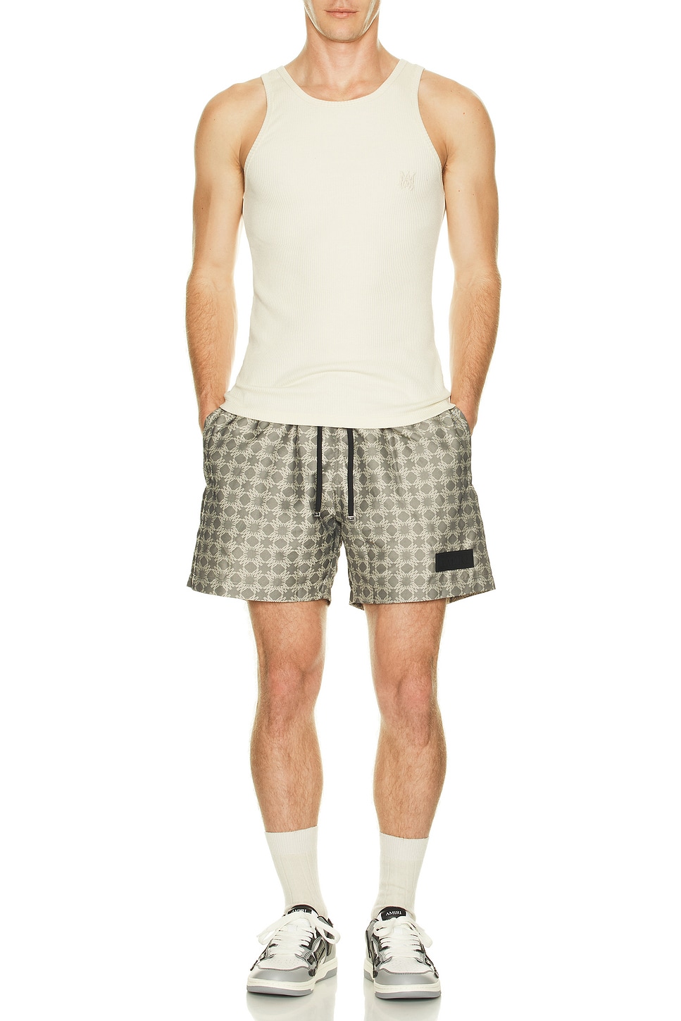 Image 1 of Amiri MA Quad Swim Trunk in Black