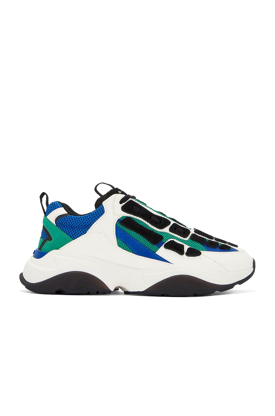 Amiri Bone Runner Sneaker in Black & Teal | FWRD