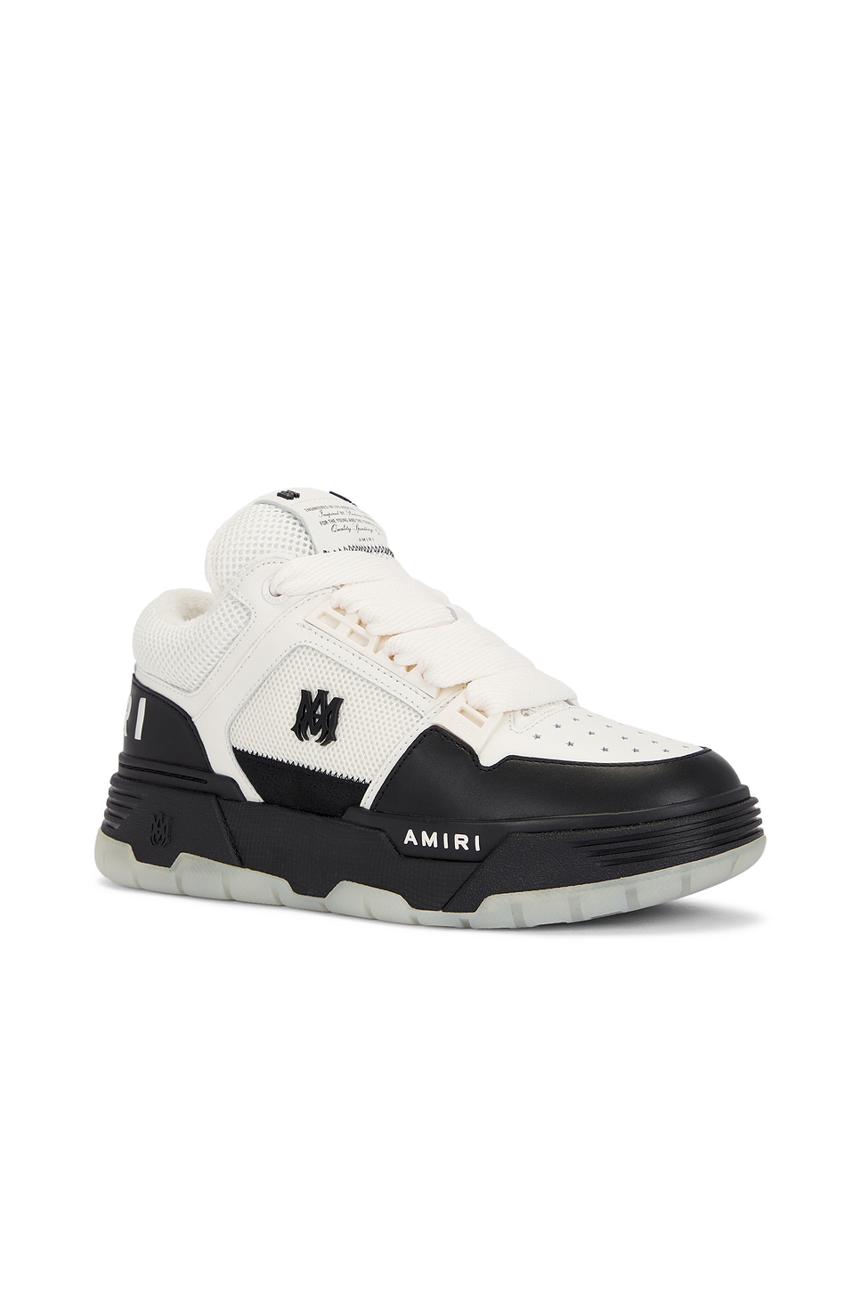 Amiri Leather Ma-1 Sneakers In Black