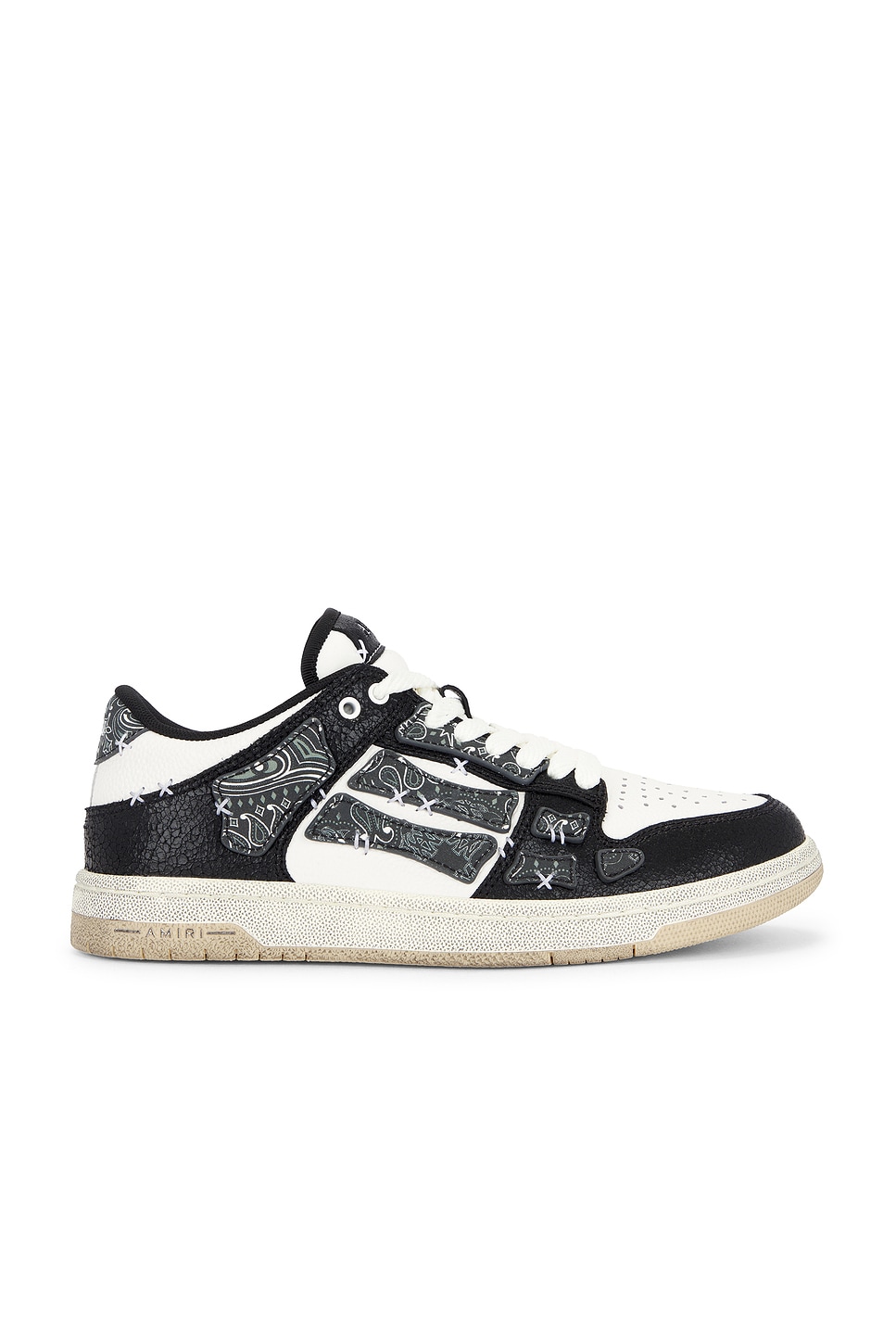 Bandana Skel Top Low in Black