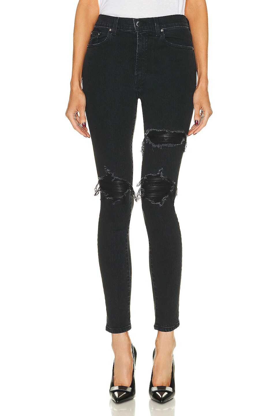 Jeans Skinny Noir Amiri MX1 Taille 33 - Porté Une Seule Fois - État Parfait