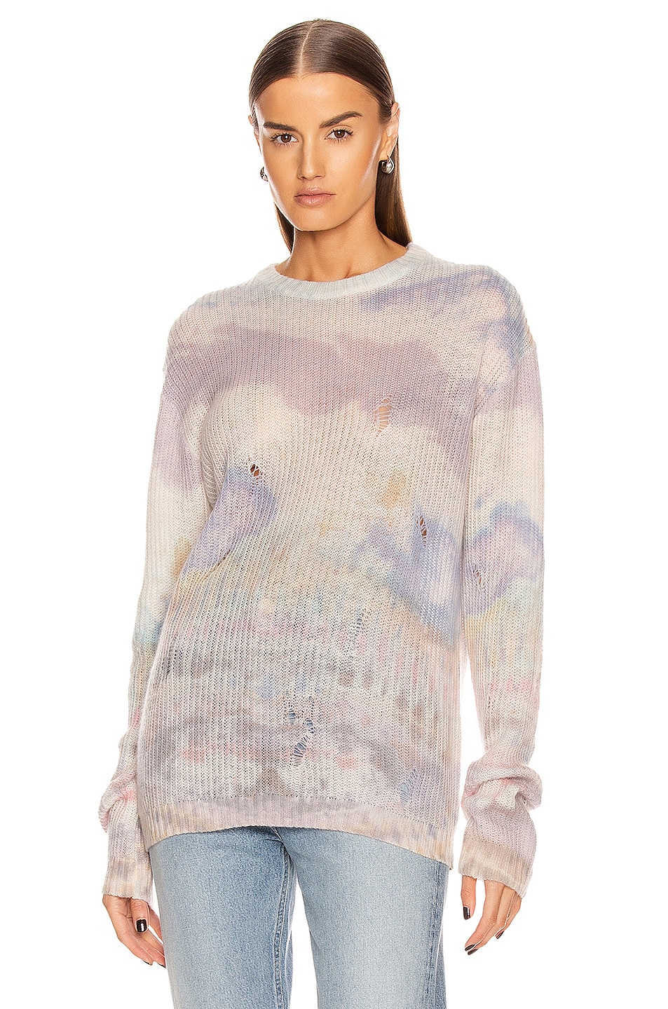 Image 1 of Amiri Tie Dye Sweater in Multi Color