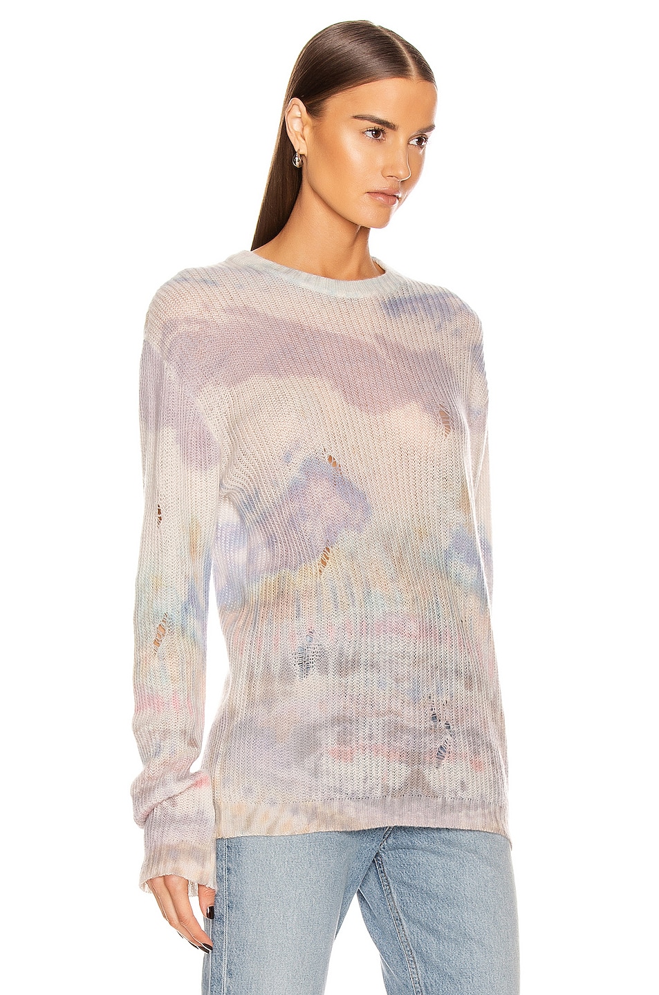 Amiri Tie Dye Sweater in Multi Color | FWRD