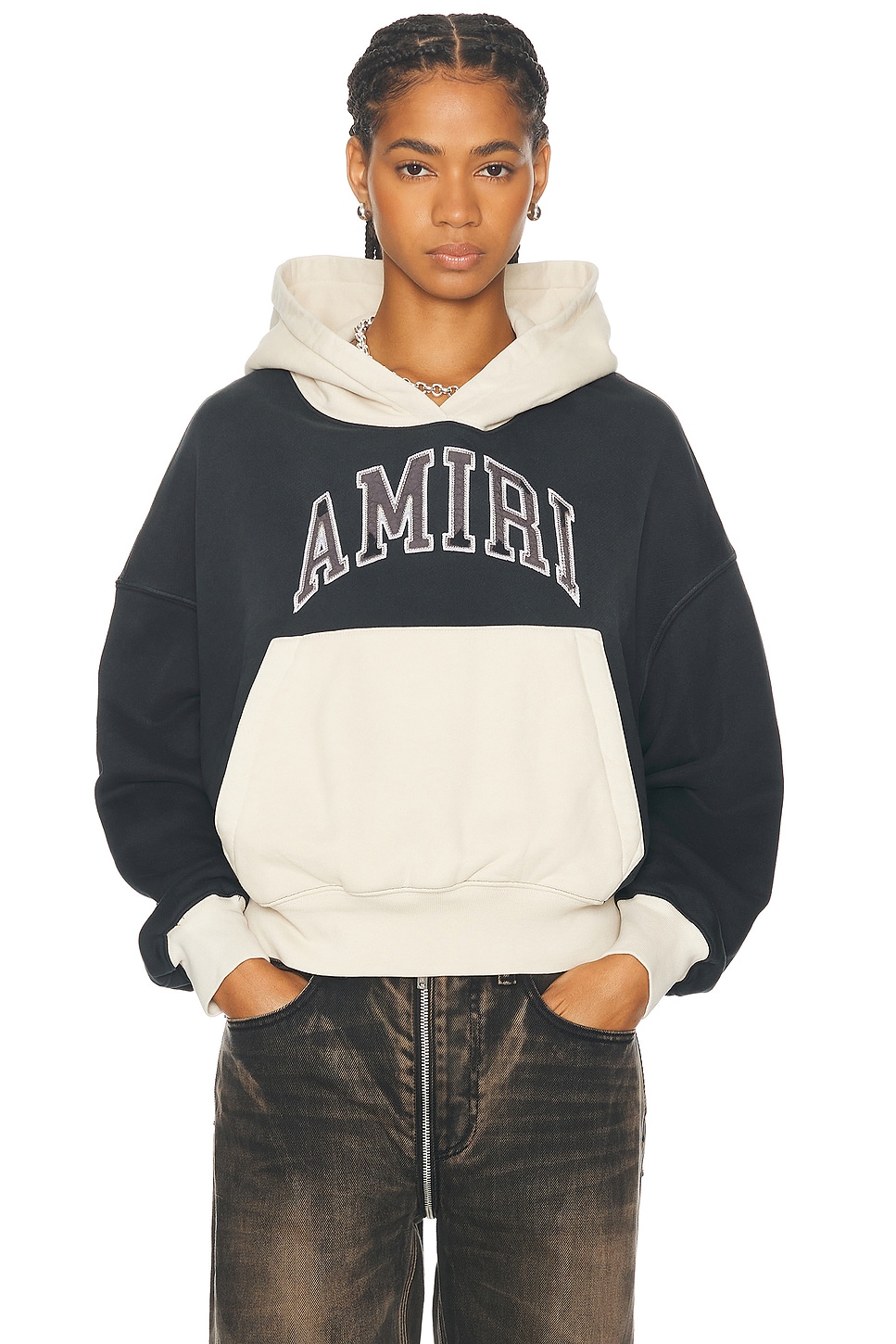 Image 1 of Amiri Vintage Hoodie in Aged Black