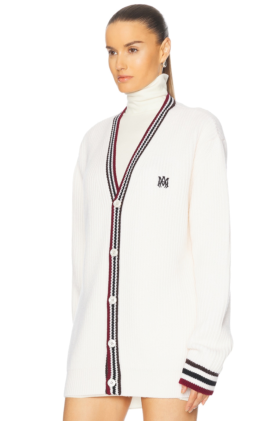 Amiri Cardigan In White