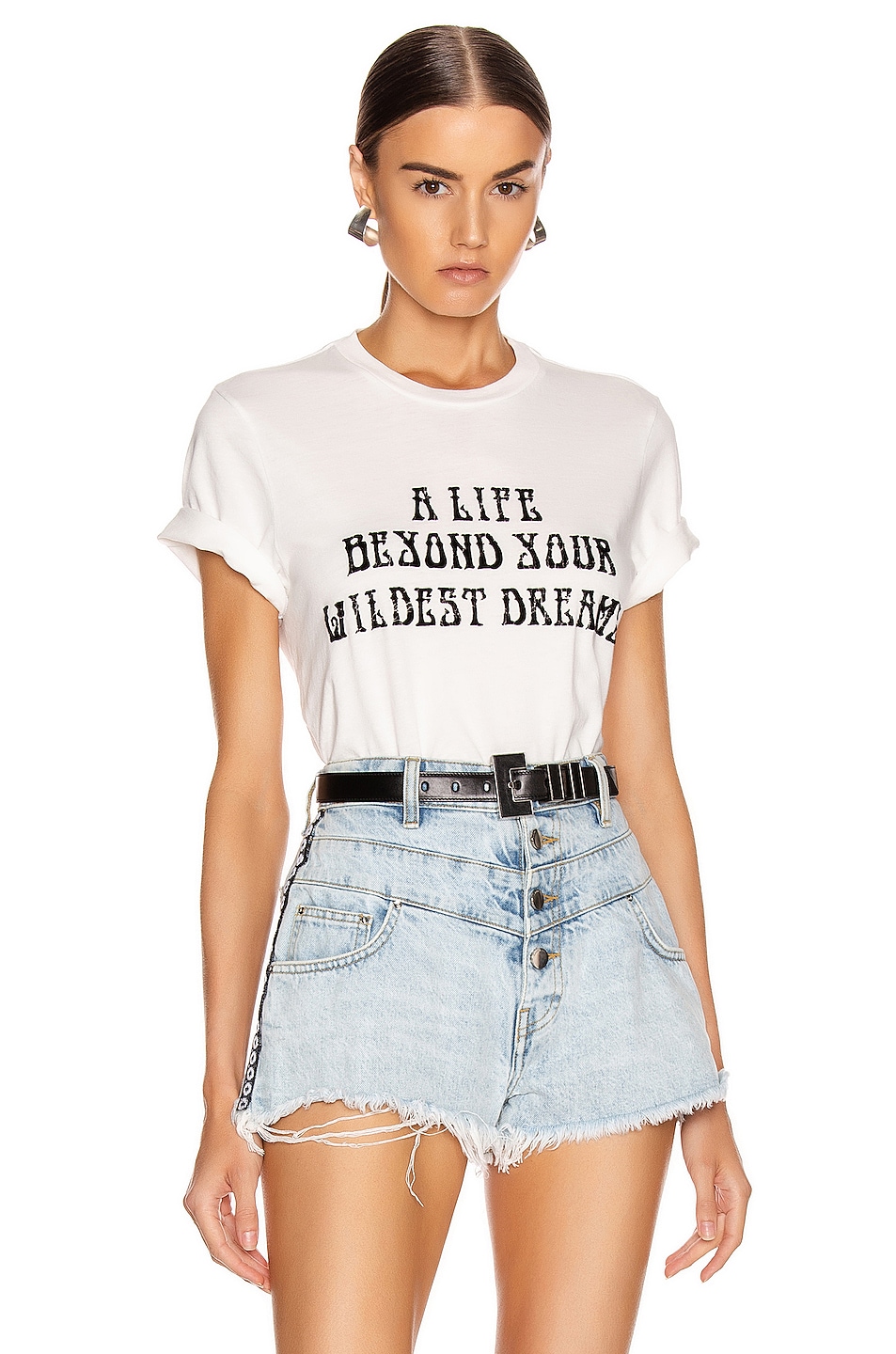 Image 1 of Amiri Beyond Your Wildest Dreams Tee in Ivory