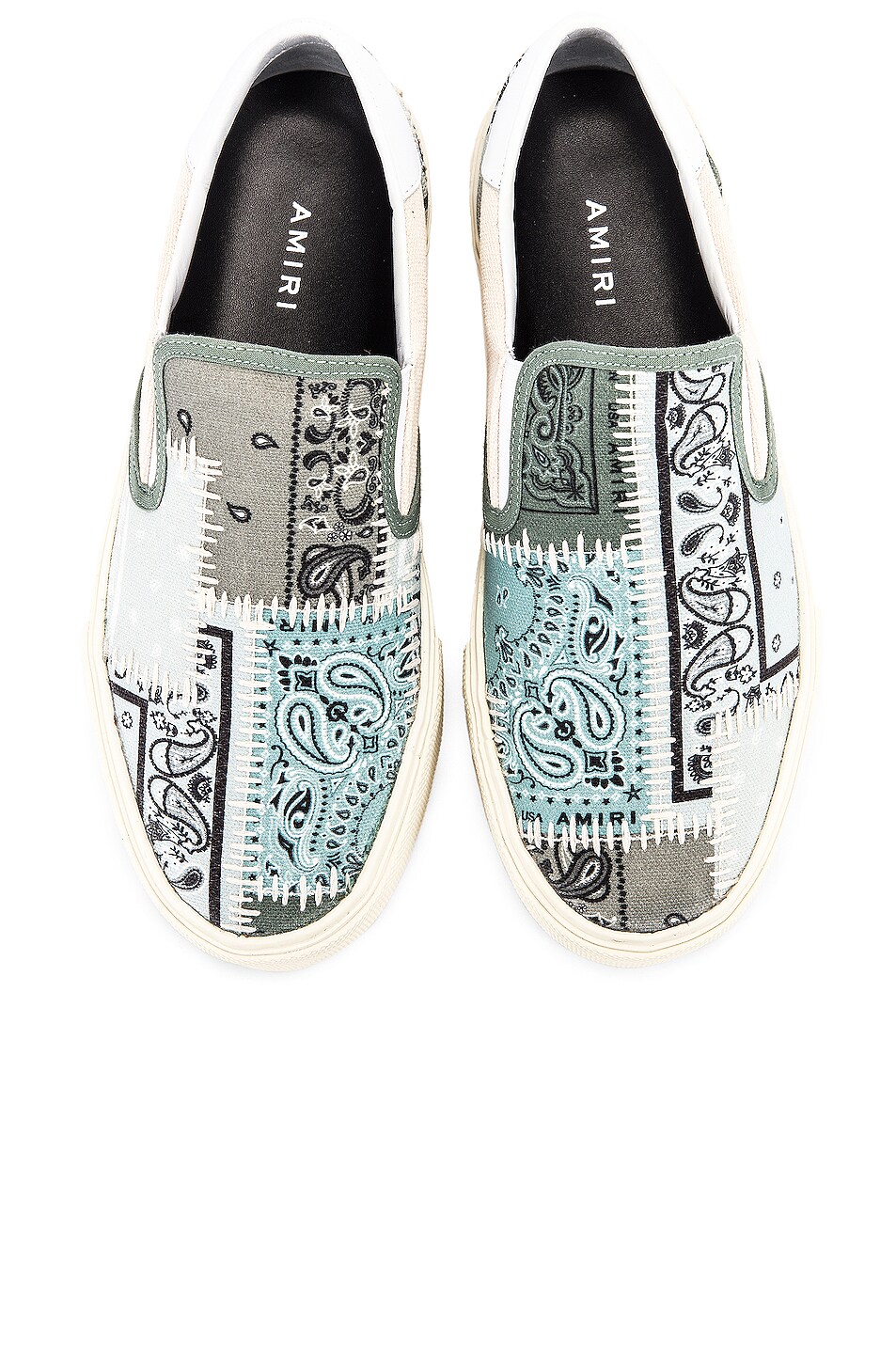 Image 1 of Amiri Bandana Reconstructed Slip On in Pale Lime