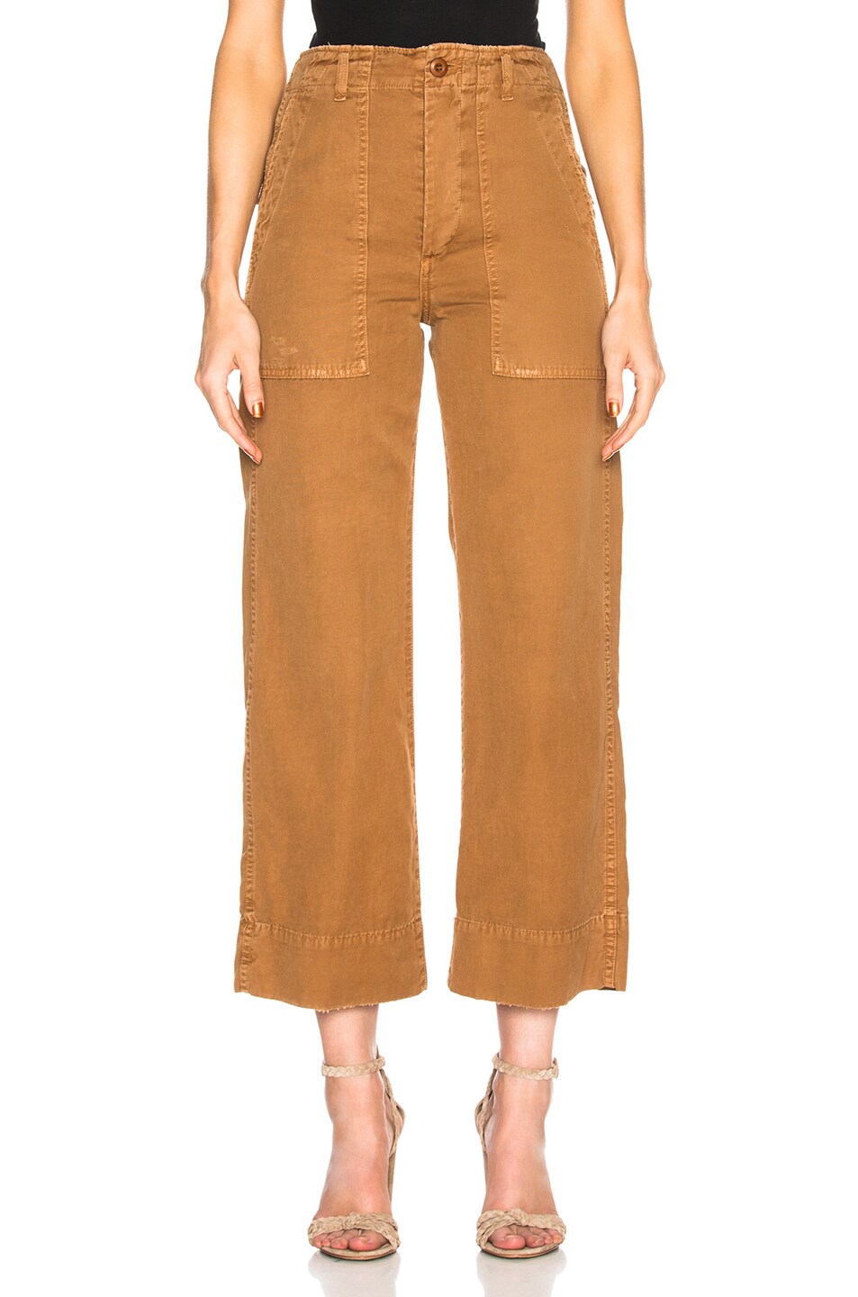Image 1 of AMO Army Wide Leg in Tobacco