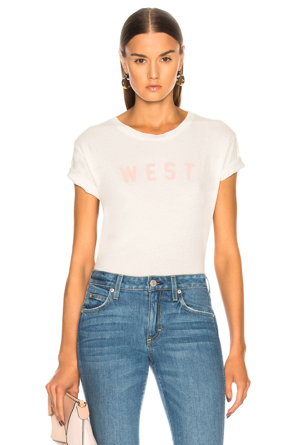 Image 1 of AMO West Tee in Vintage White