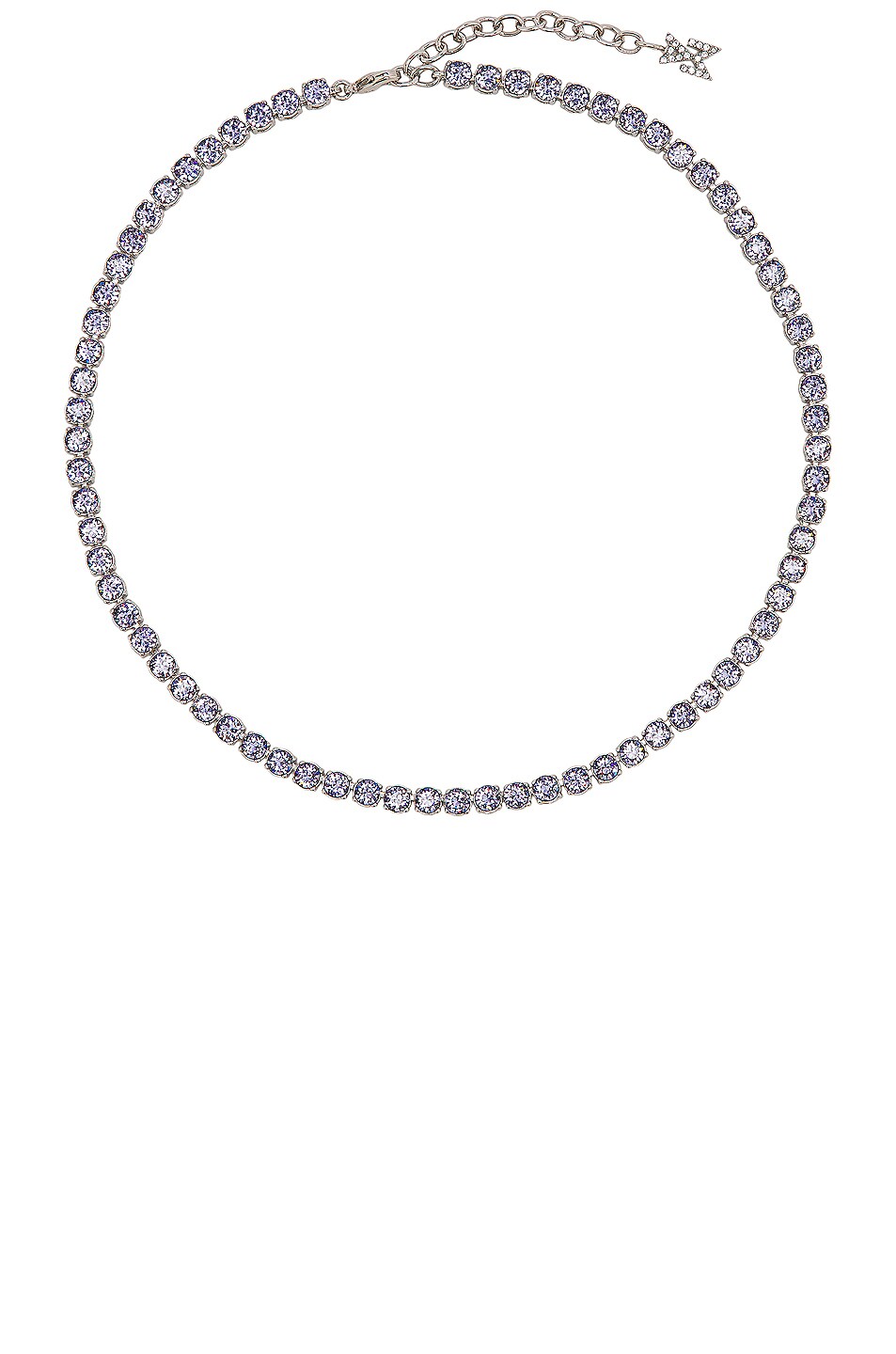Image 1 of AMINA MUADDI Tennis Necklace in Provence Lavender