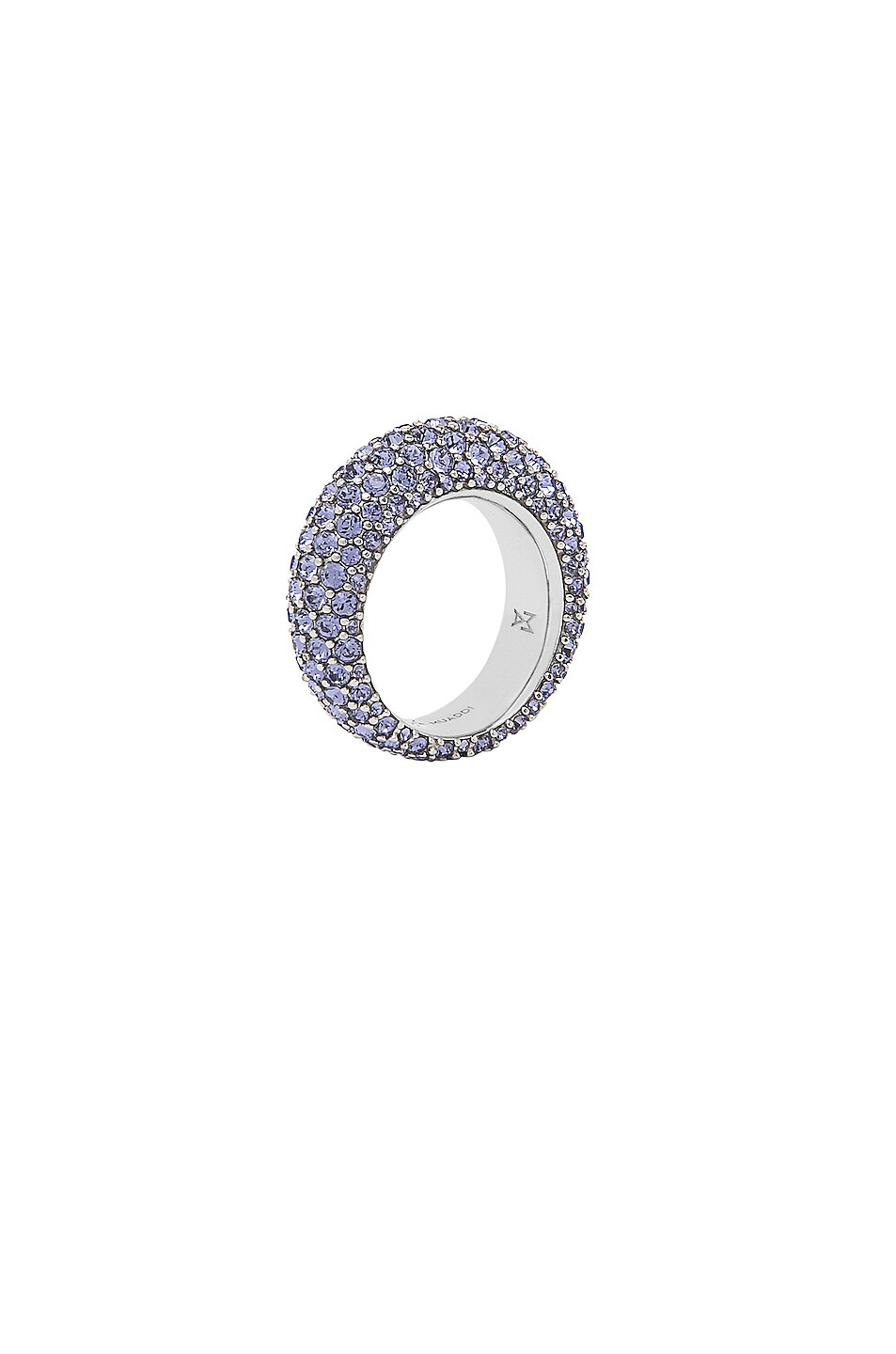 Image 1 of AMINA MUADDI Cameron Ring in Silver & Tanzanite