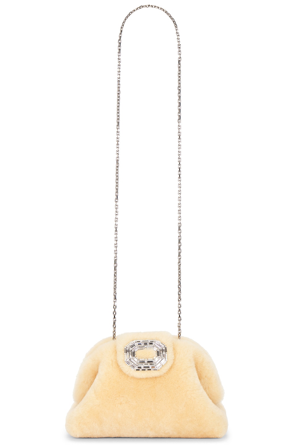 AMINA MUADDI Camelia Shearling Bag