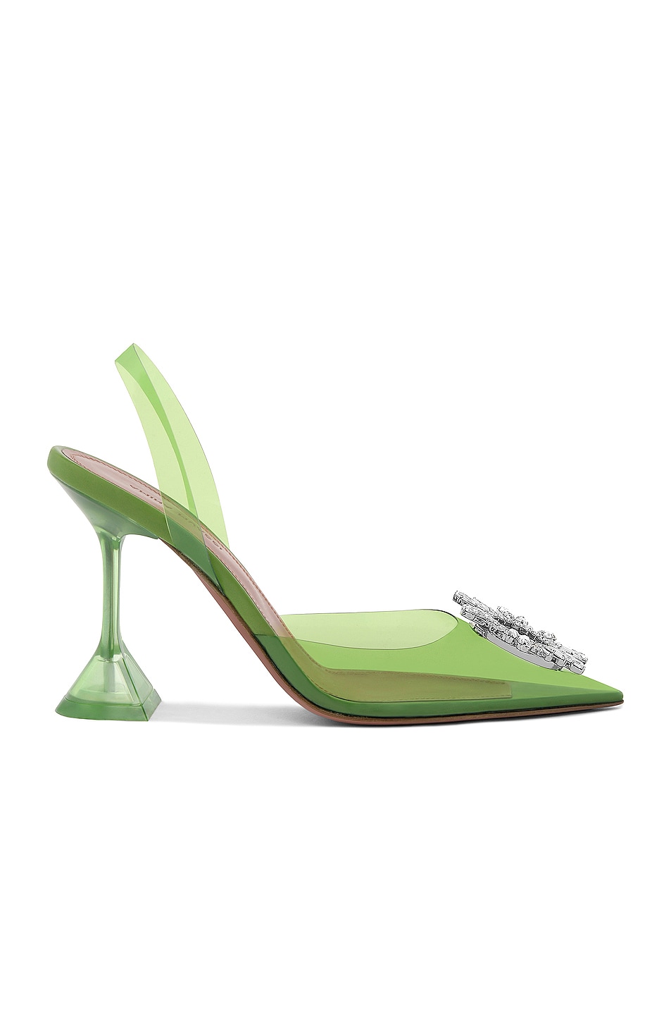 Image 1 of AMINA MUADDI Begum Glass Heel in Jungle