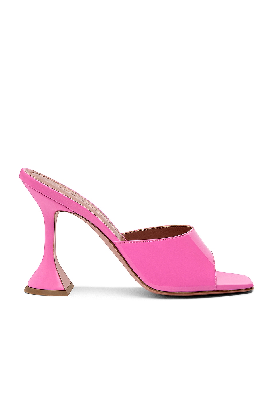 Image 1 of AMINA MUADDI Lupita Patent Slipper in Pink