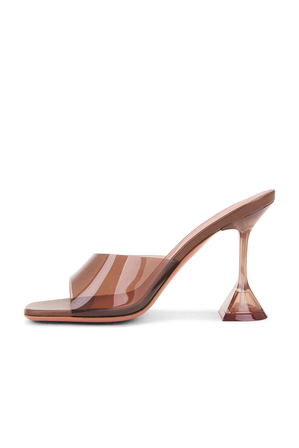 Image 5 of AMINA MUADDI Lupita 95 Glass Slipper Mule in Mocha
