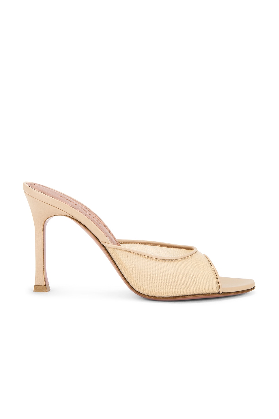 Alexa 95 Mesh Slipper Mule in Beige