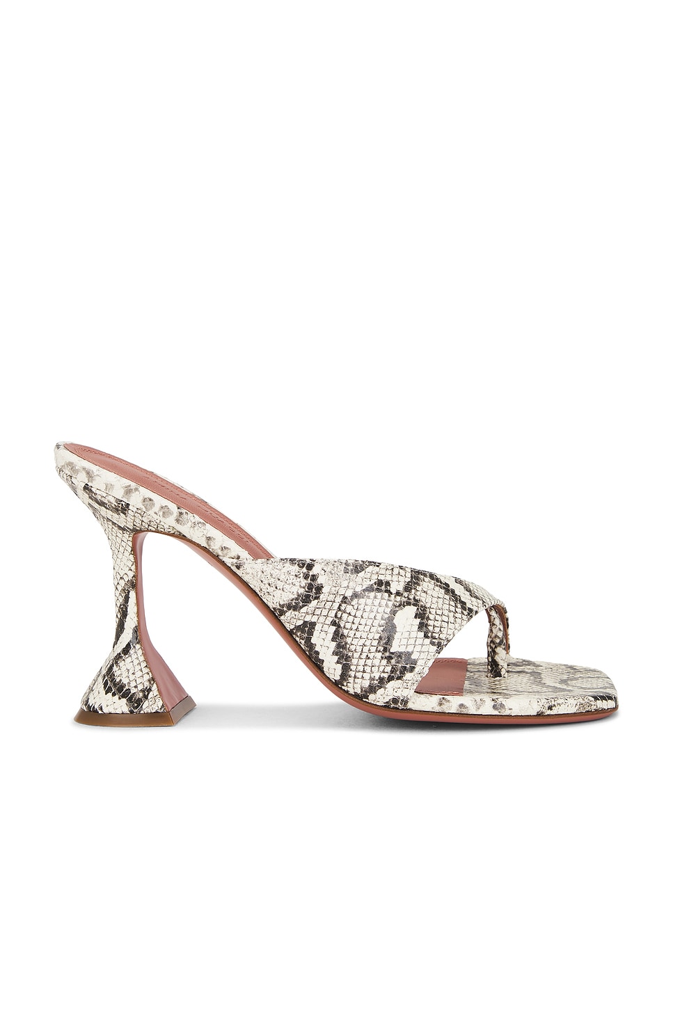 Image 1 of AMINA MUADDI Shiona 95 Slipper in Print Snake Natural