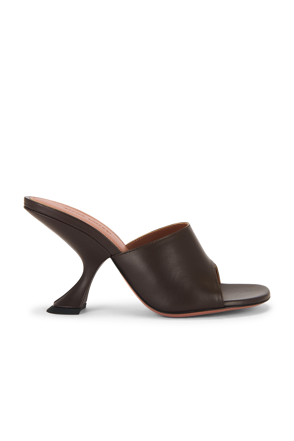 Image 1 of AMINA MUADDI Taylor 90 Slipper in Coffee