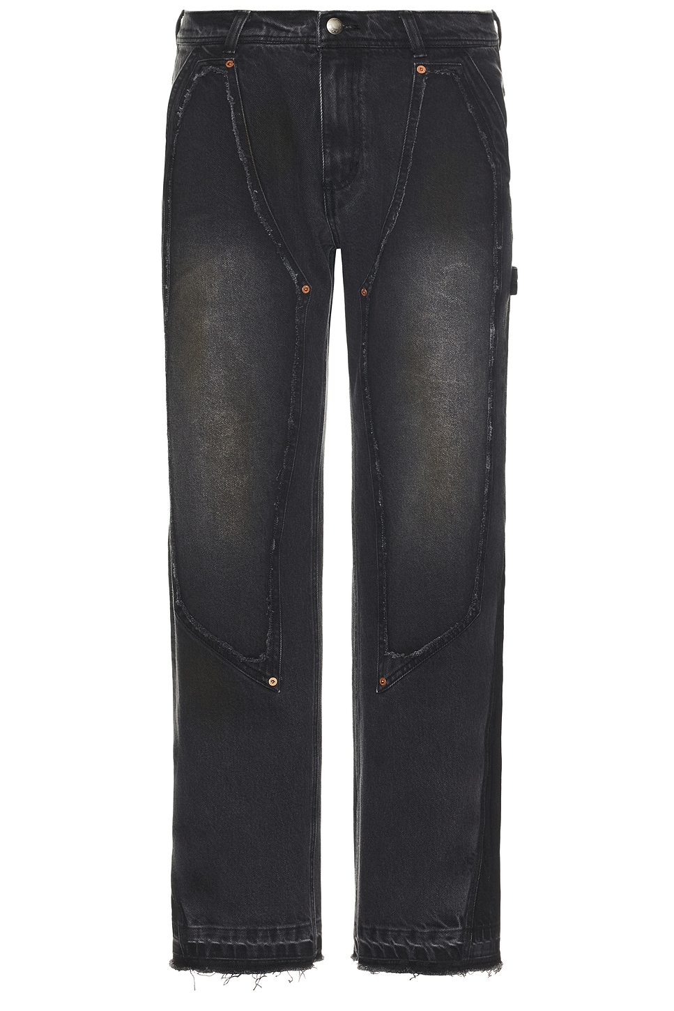 Rodeo Carpenter Wide Jeans in Black