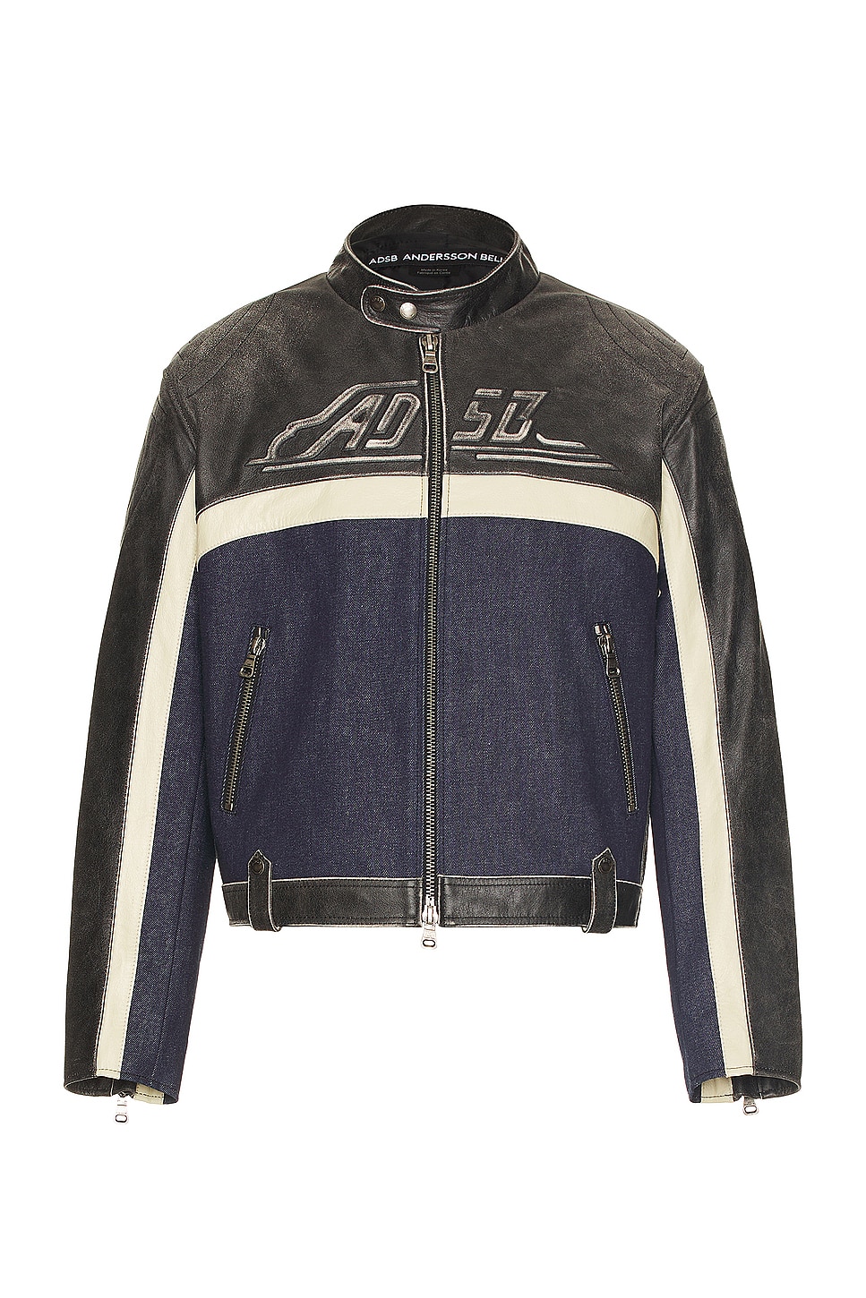 Image 1 of Andersson Bell 24 Racing Leather Jacket in Black