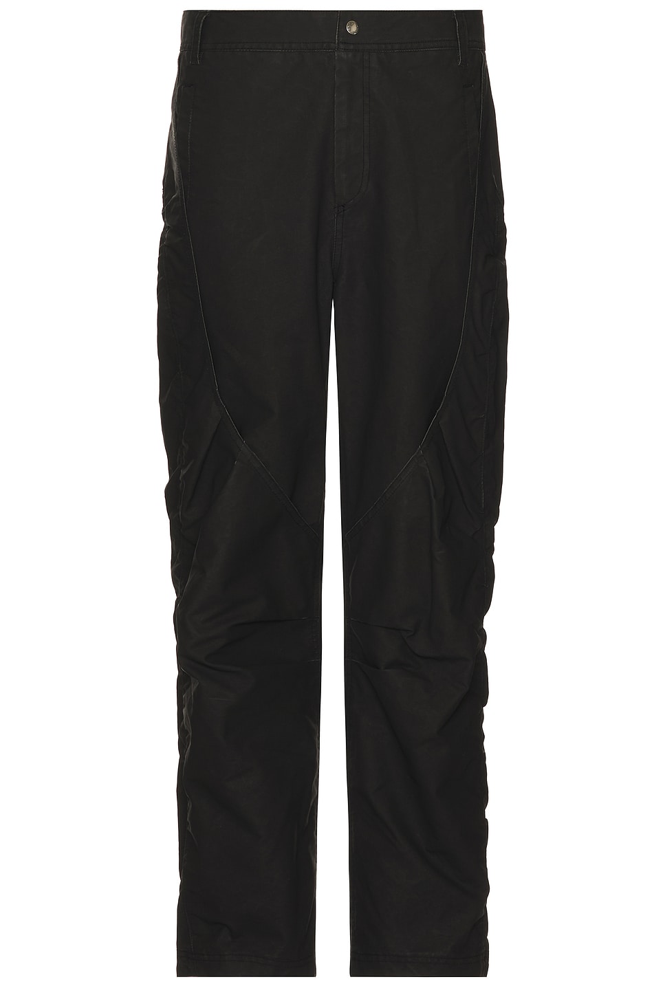 Arc Shirring Pants in Black