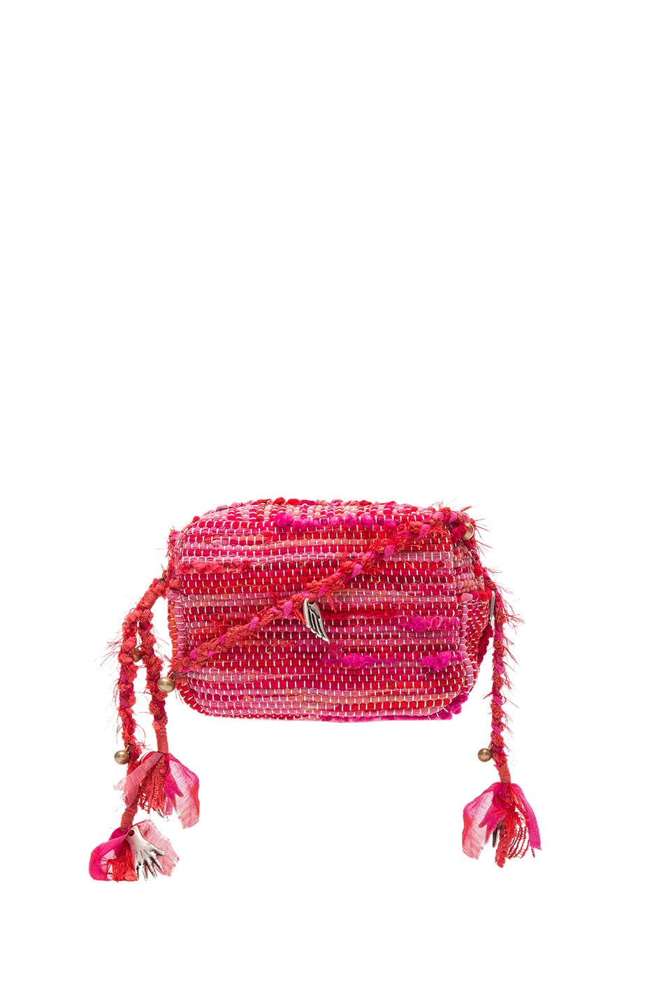 Image 1 of Ancient Greek Sandals Lachesis Cross Body in Fuchsia