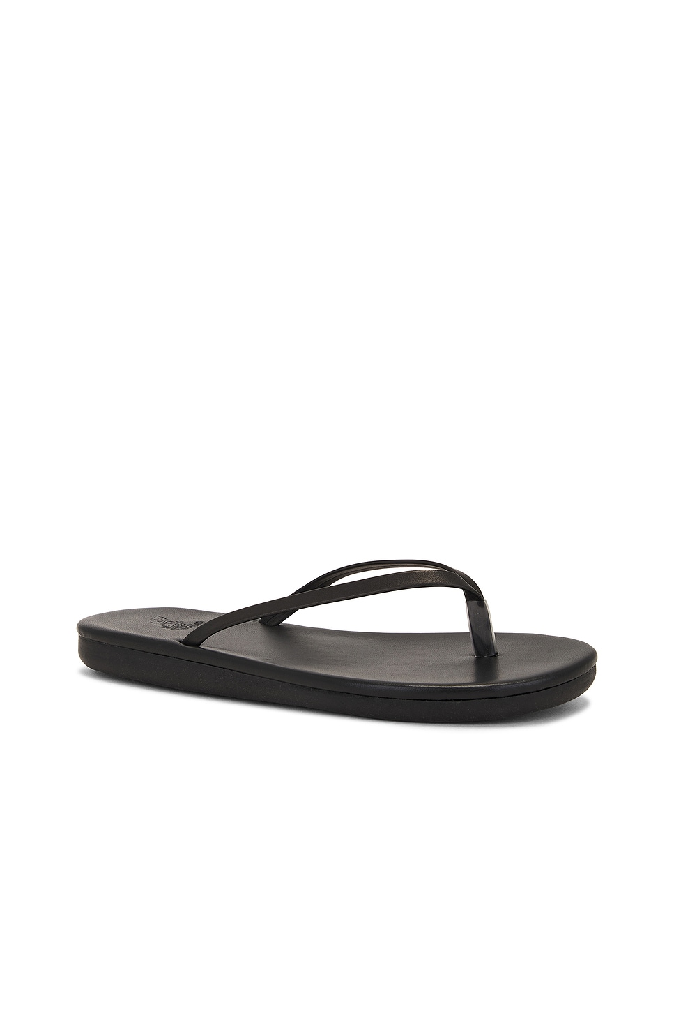 Shop Ancient Greek Sandals Saionara Flip Flop In Black