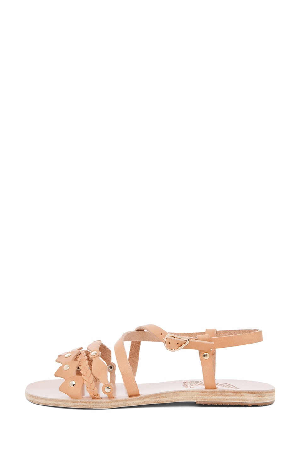Image 1 of Ancient Greek Sandals Lysistrate Calfskin Leather Sandal in Natural