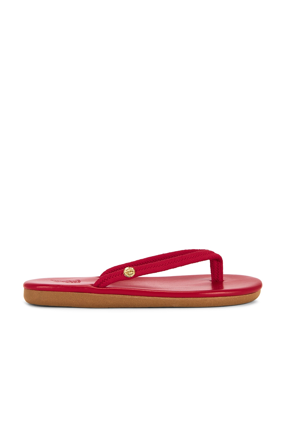 Saionara Rope Sandal in Red