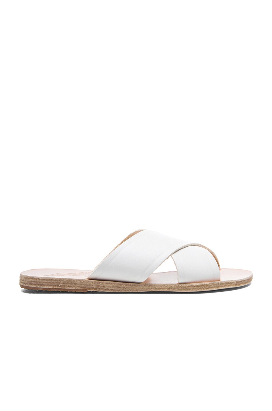 Image 1 of Ancient Greek Sandals Thais Calfskin Leather Sandals in White