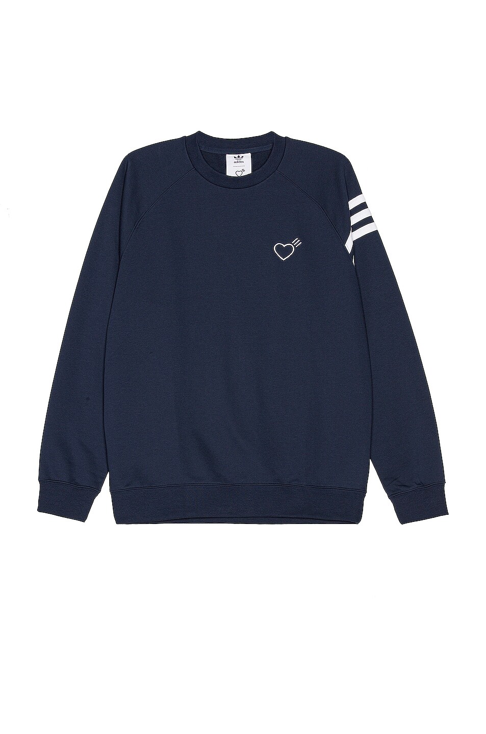 Image 1 of adidas x HUMAN MADE Sweater in Collegiate Navy